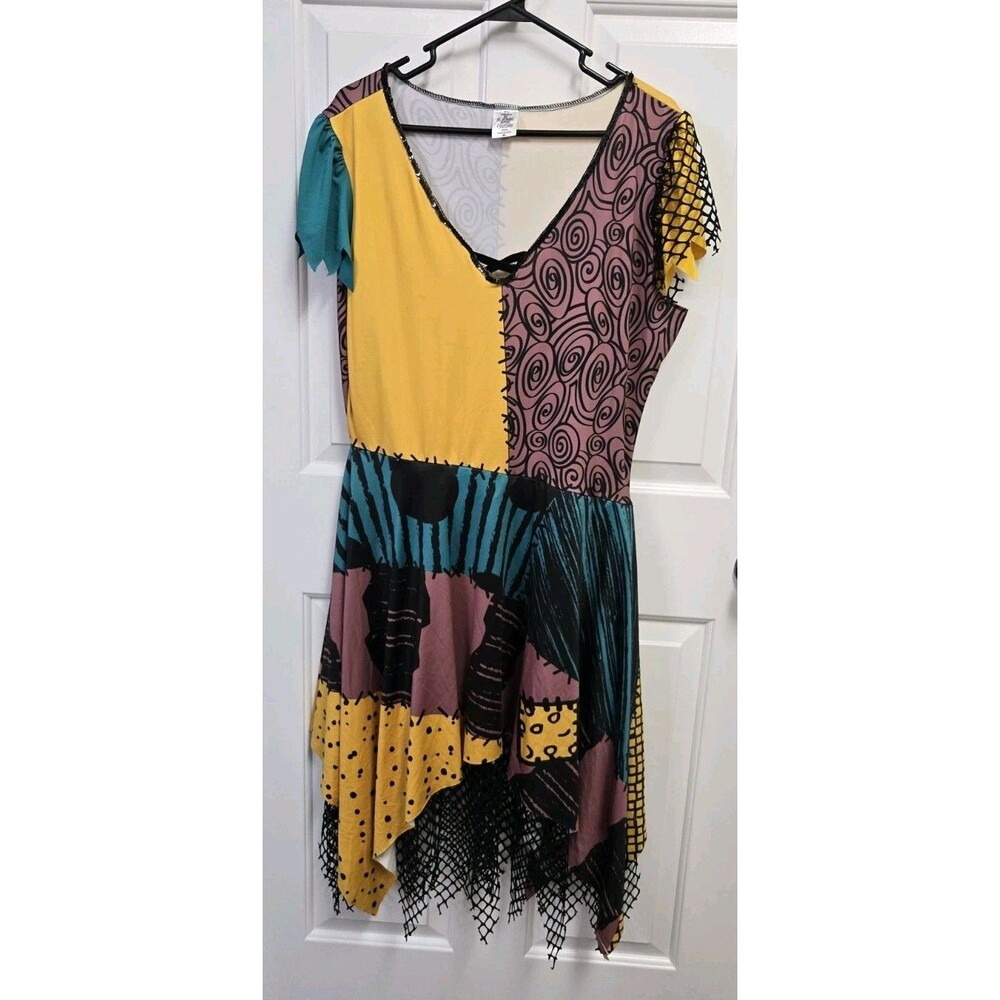 Spirit Halloween Sally Costume Dress Womens XL Nightmare Before Christmas
